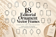 18 Editorial Ornament Vector Frames, an Object Graphic by Designs24hr (Thumbnail 1 of 5)