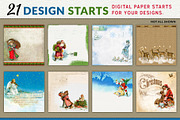 Complete Vintage Christmas Graphics, a Seasonal Illustration by French Kiss Collections (Thumbnail 26 of 28)