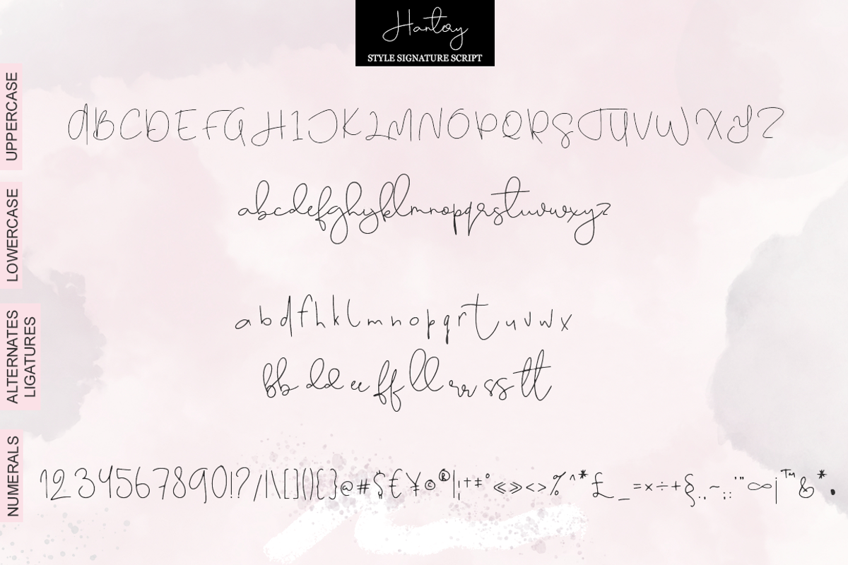Hantery, a Script Font by Larin Type Co. (Photo 10 of 10)