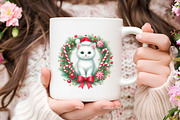 Christmas Cute Cat Sublimation Clipa, an Illustration by RobertsArt (Thumbnail 7 of 7)