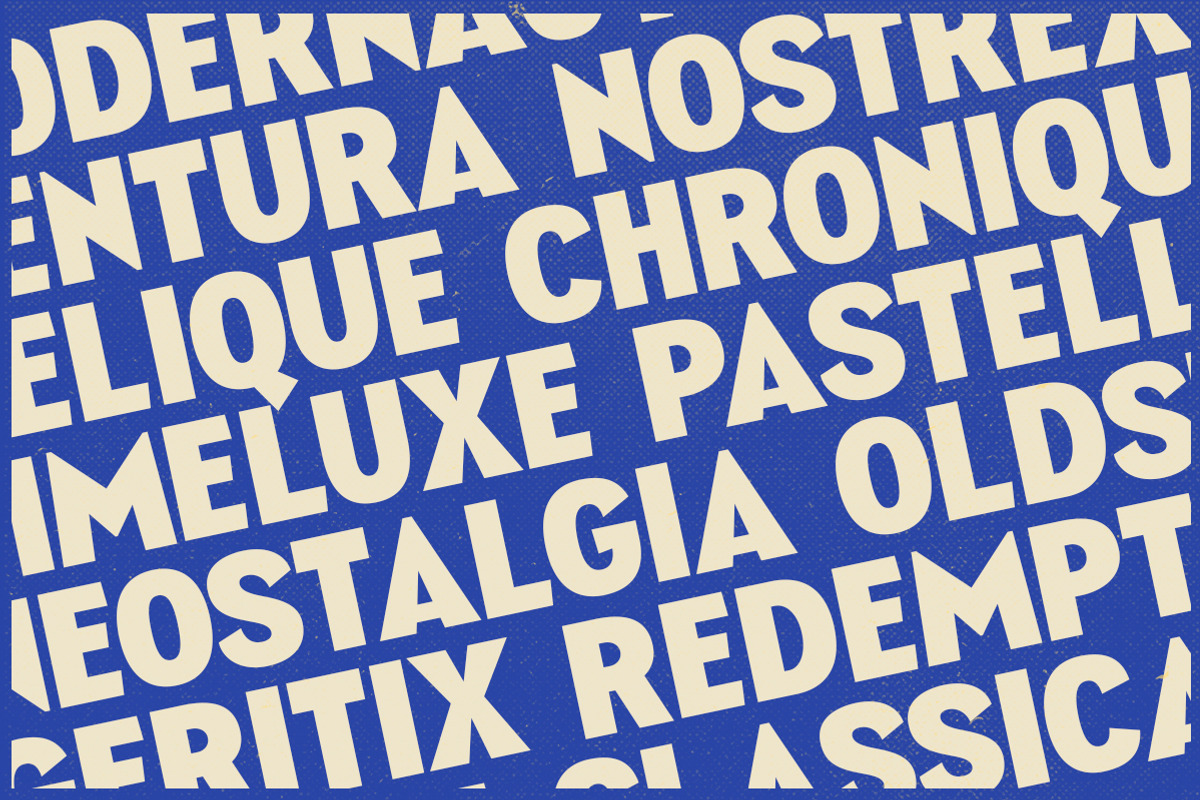 Revelique | Retro Sans Serif, a Sans Serif Font by Typeskets (Photo 7 of 9)
