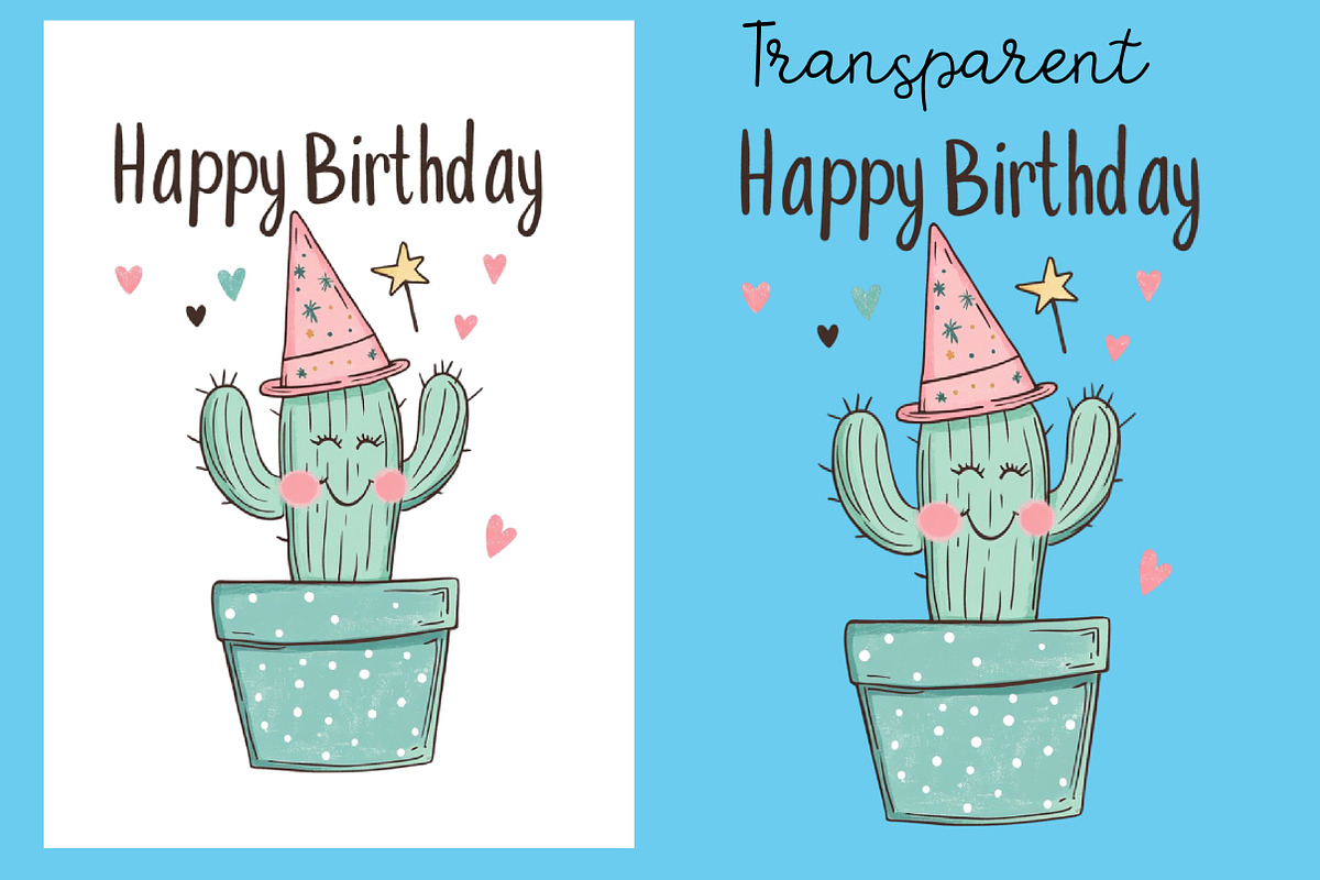 Happy birthday card bundle, an Illustration by Designworld (Photo 5 of 5)