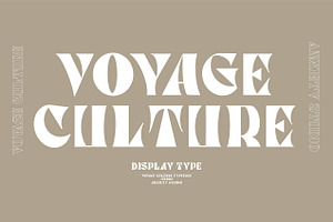 VOYAGE - CULTURE