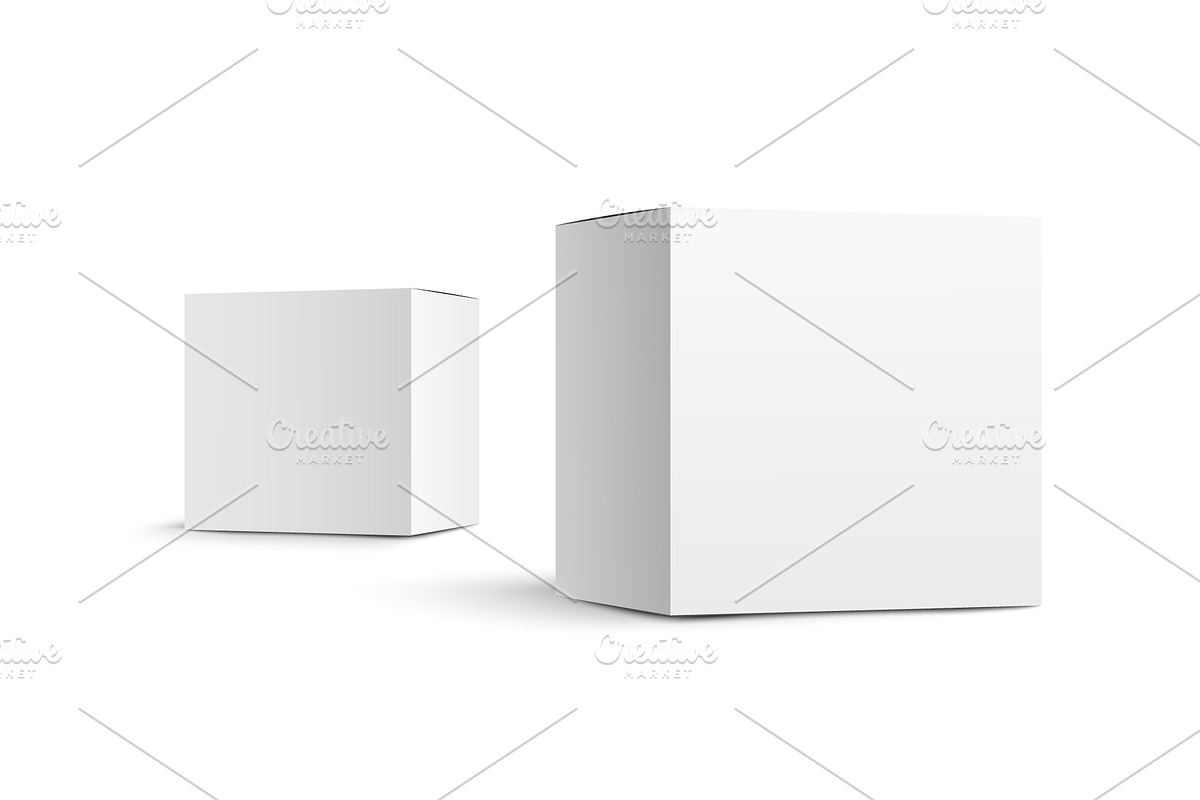 Two paper boxes Mockup, an Object Graphic by Vector Market