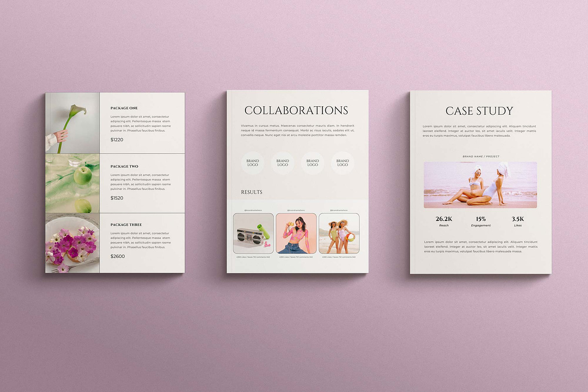 Media Kit Canva Template | Nostalgia, a Print Template by Sierra Creative Studio (Photo 5 of 11)