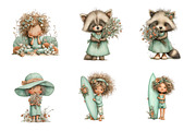 Whimsical Summer Clipart, an Illustration by SinaCreation (Thumbnail 3 of 9)