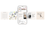 Clean Editorial Instagram Templates, a Social Media Template by Madewest Supply Co. (Thumbnail 3 of 7)