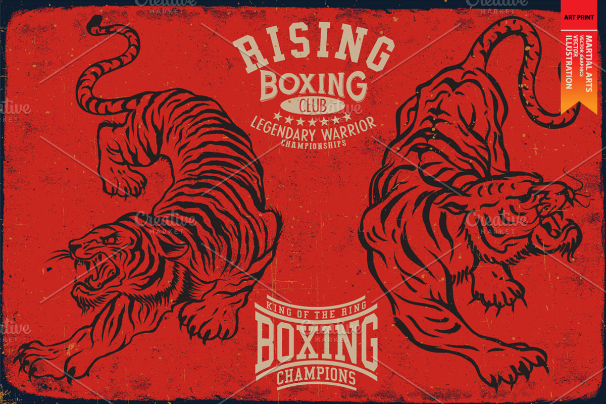 BOXING, an Animal Illustration by Artistic & Unique (Photo 3 of 9)