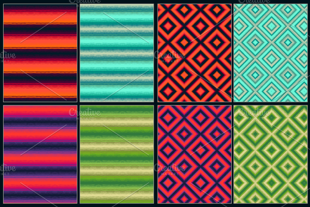 Spanish Serape Seamless Pattern, a Graphic by Template Haven (Photo 3 of 3)