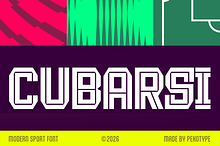 Cubarsi - Sport Jersey Display Font