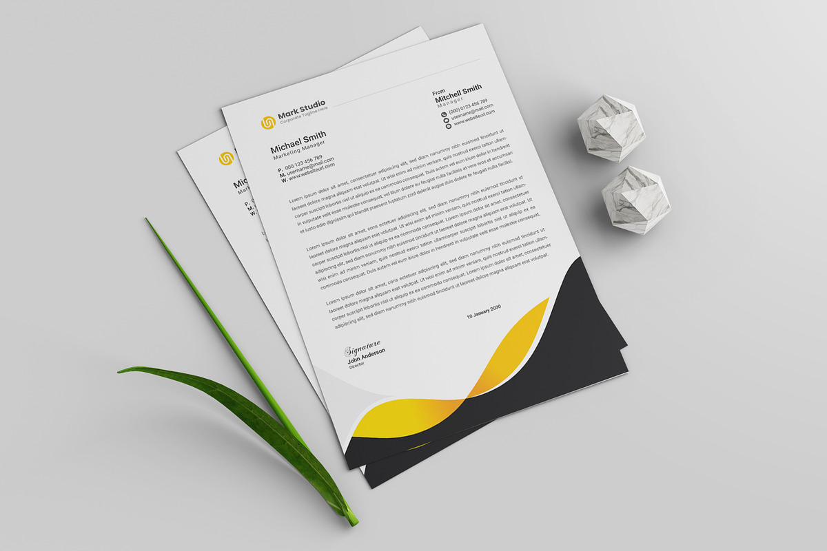 Letterhead, a Stationery Template by workclan24 (Photo 2 of 4)