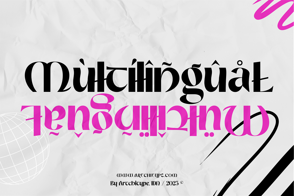 Sragentina - Unique Typeface, a Sans Serif Font by Artchitype Studio (Photo 9 of 10)