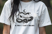 Gothic Witch | Lilith Snake Wiccan, an Object Illustration by Willow Paige Farms (Thumbnail 5 of 10)