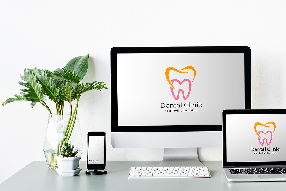 Modern Dentist Logo Template preview 8