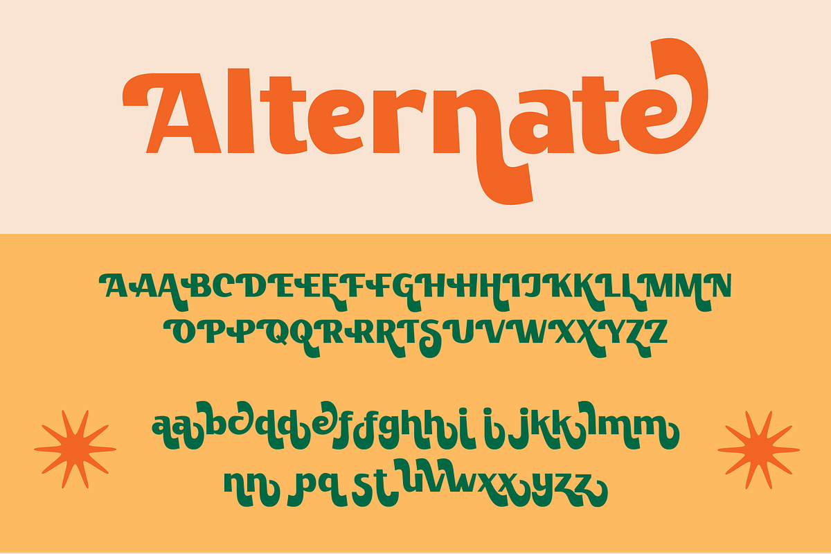 Party Palm Retro Font, a Sans Serif Font by Graphicfresh (Photo 9 of 10)