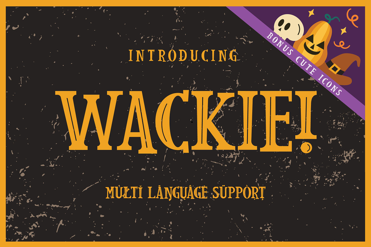 Wackie!, a Serif Font by caocastudio (Photo 1 of 4)