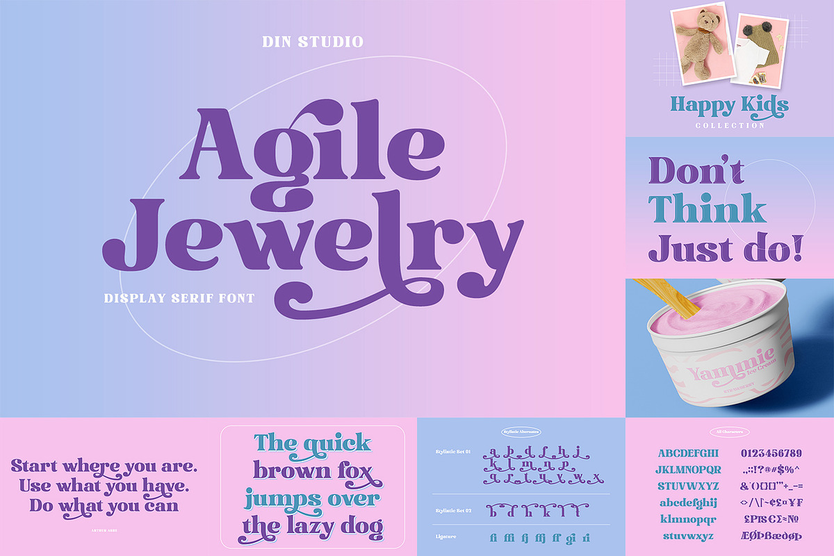 Modern Display Font Bundle 4, a Handwritten Font by Nathatype (Photo 2 of 10)