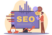 Optimization of search results on, a Technology Illustration by YummyBuum (Thumbnail 2 of 3)
