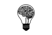Creative Brain Light Bulb Bundle, an Object Illustration by Designs_River (Thumbnail 25 of 29)