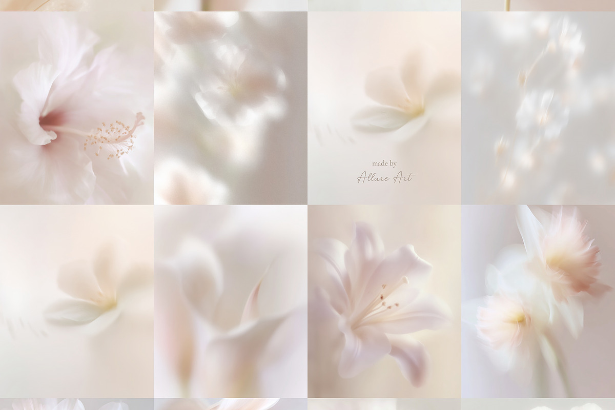 Ethereal Floral Backgrounds Bundle, an Abstract Photo by Allure Art (Photo 2 of 26)