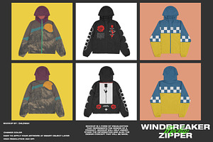 Windbreaker Zipper - Mockup