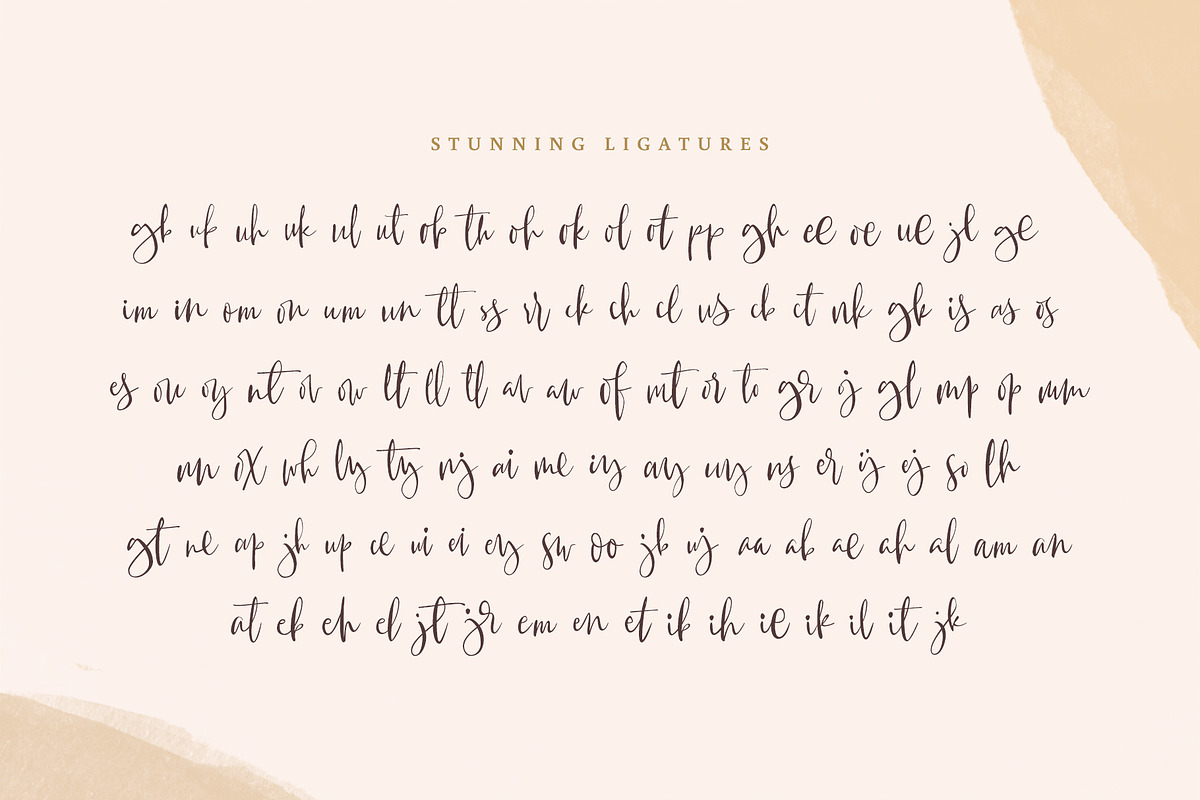 Mauritania, a Script Font by Get Studio (Photo 9 of 10)