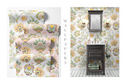 Royal Chintz Garden - Luxury Prints!, a Pattern Graphic by Pink Linen (Thumbnail 10 of 15)