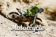 30 Motorcycle Photoshop Collection, an Action Add-On by 3Motional (Thumbnail 1 of 11)