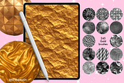 245 Procreate Gold texture brushes, a Brush Add-On by Revabrush (Thumbnail 7 of 8)