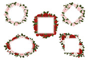 Set of white and red vector roses, an Illustration by belander (Thumbnail 4 of 10)