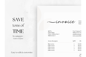 Invoice Editable Template