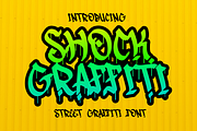 Shock Graffiti, a Blackletter Font by Rissyletter Studio (Thumbnail 1 of 8)