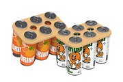 Drink Can 4-Pack Holder Mockup, a Packaging Mockup by graphicsauce (Thumbnail 1 of 4)