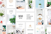 Light Instagram Stories Bundle, a Social Media Template by Swiss_cube (Thumbnail 1 of 10)