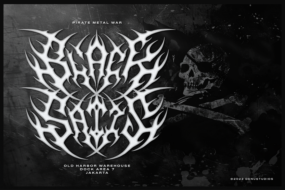 Malvoid | Black Metal Font, a Blackletter Font by Denustudios (Photo 4 of 12)