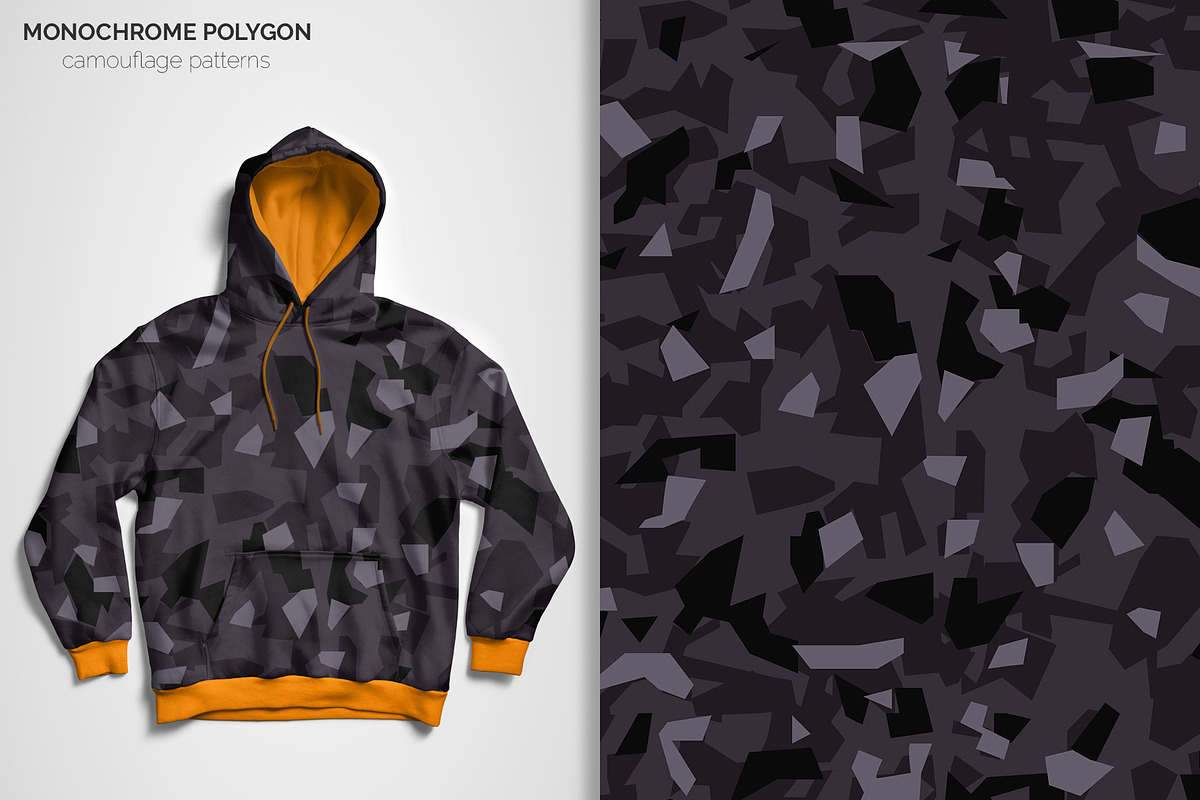 Polygon Camouflage Patterns, a Pattern Graphic by 3Y_Design (Photo 4 of 6)