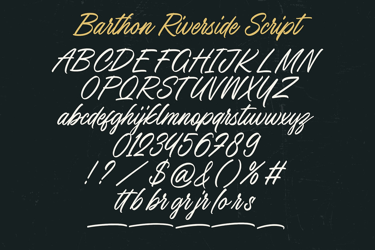 Barthon Riverside, a Sans Serif Font by Damarletter (Photo 6 of 8)