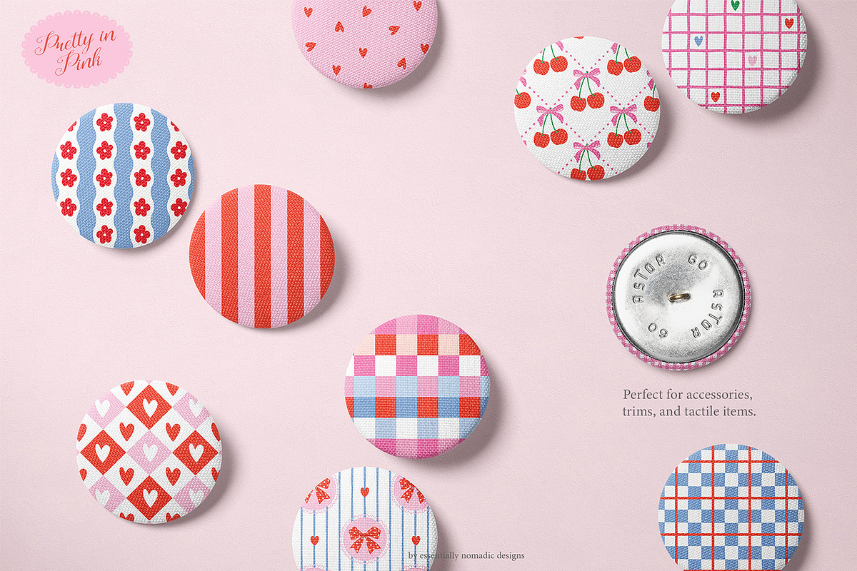 Pretty In Pink | Seamless Patterns, a Pattern Graphic by Essentially Nomadic (Photo 8 of 13)