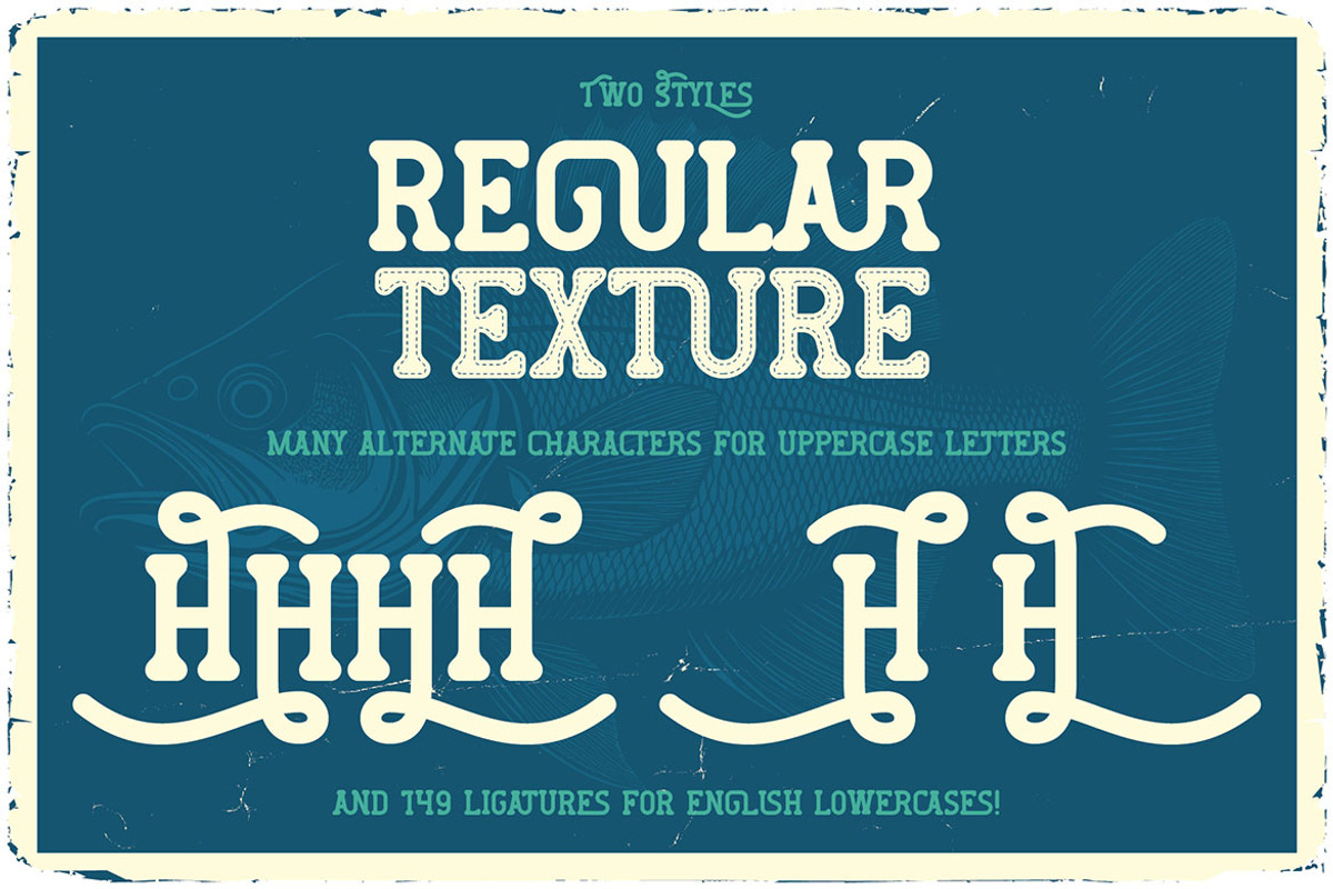 Lazy Fishman Retro Display Font, a Serif Font by JumboDesign (Photo 5 of 6)