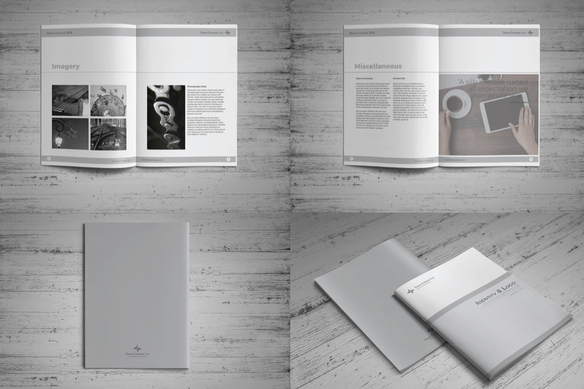 Brand Guidelines Template, a Brochure Template by voryu (Photo 4 of 5)