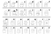 Fox Christmas Doodle Dingbat Font, a Symbol Font by Fox7 By Rattana (Thumbnail 2 of 9)