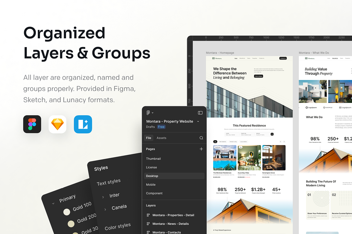 Montara - Property Agent Website Kit, a Landing Page Template by Agensip Design Agency (Photo 7 of 10)