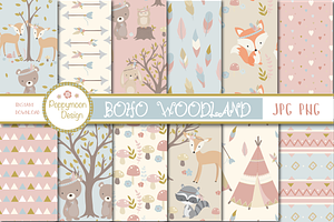 Boho Woodland Paper