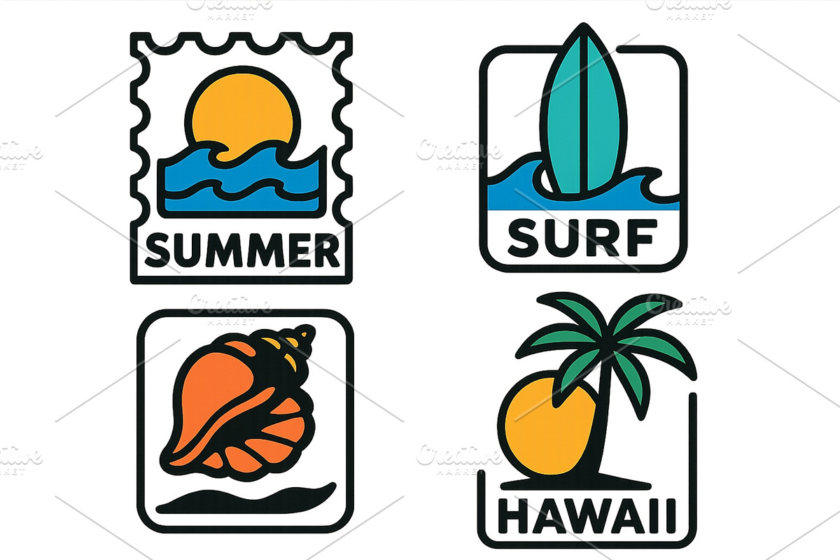 Summer and surf themed vector, a Sport Illustration by ZinetroN