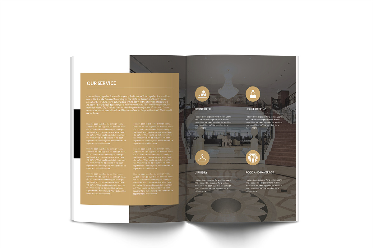 Hotel A4 Brochure, a Brochure Template by Incools Stokie (Photo 5 of 18)