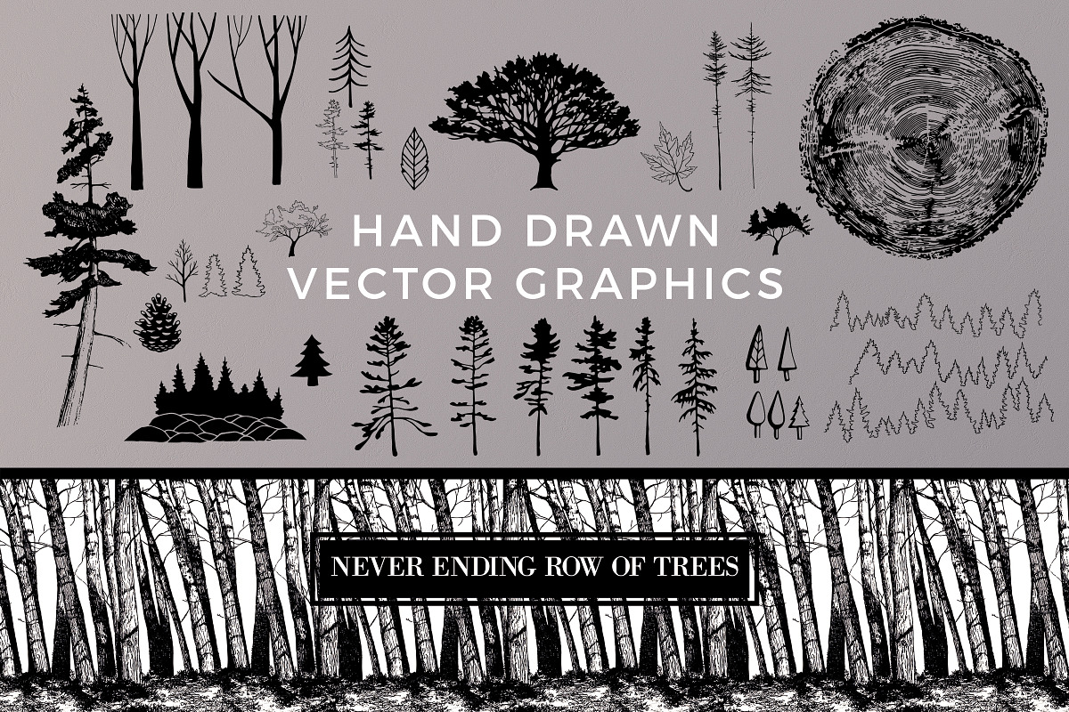 Northern Wilderness Collection: Tree, an Illustration by Barn Owl Studio (Photo 2 of 6)