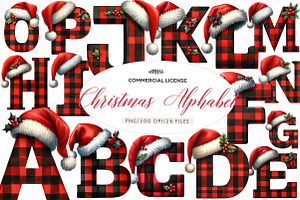 Watercolor Christmas Alphabet, an Illustration by CreationArt
