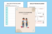 2025 Cleaning planner Canva, a Stationery Template by Designmela01 (Thumbnail 3 of 10)