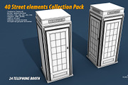 40 Street elements Collection Pack, an Architecture 3D Model by multimedia4ds (Thumbnail 49 of 70)