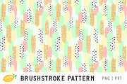 Brushstroke Seamless Pattern Bundle, a Pattern Graphic by LemonDesign (Thumbnail 5 of 8)
